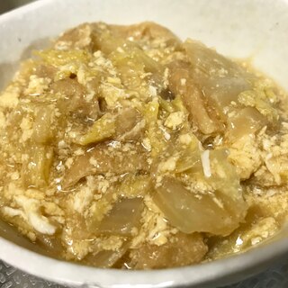 とろり優しい白菜の卵とじ